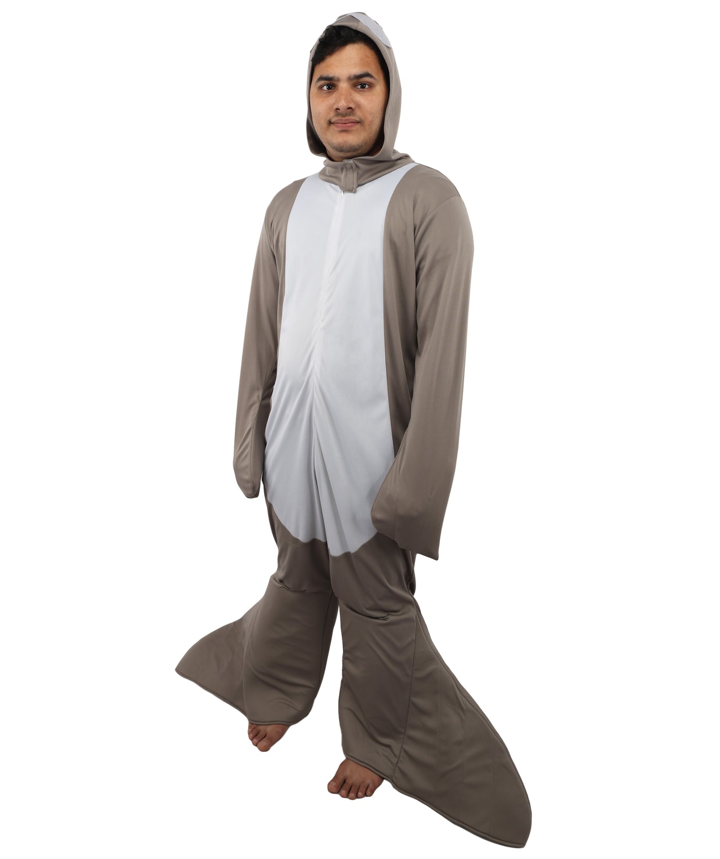 HPO Men's Ocean Animal & Sea Creature Jumpsuit Grey Costume | Fun, Vibrant Outfits for All Ages