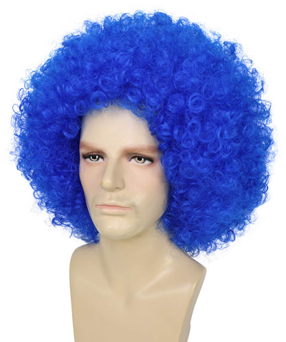 Men’s Big Curly Afro Wig | Bold Hair for Halloween, Themed Parties | Multiple Color Options