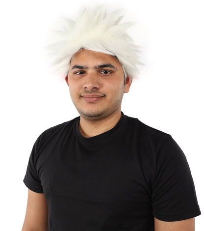 HPO Adult Men's Japanese Superhero Manga Spiky Wig |  Multi Color Options