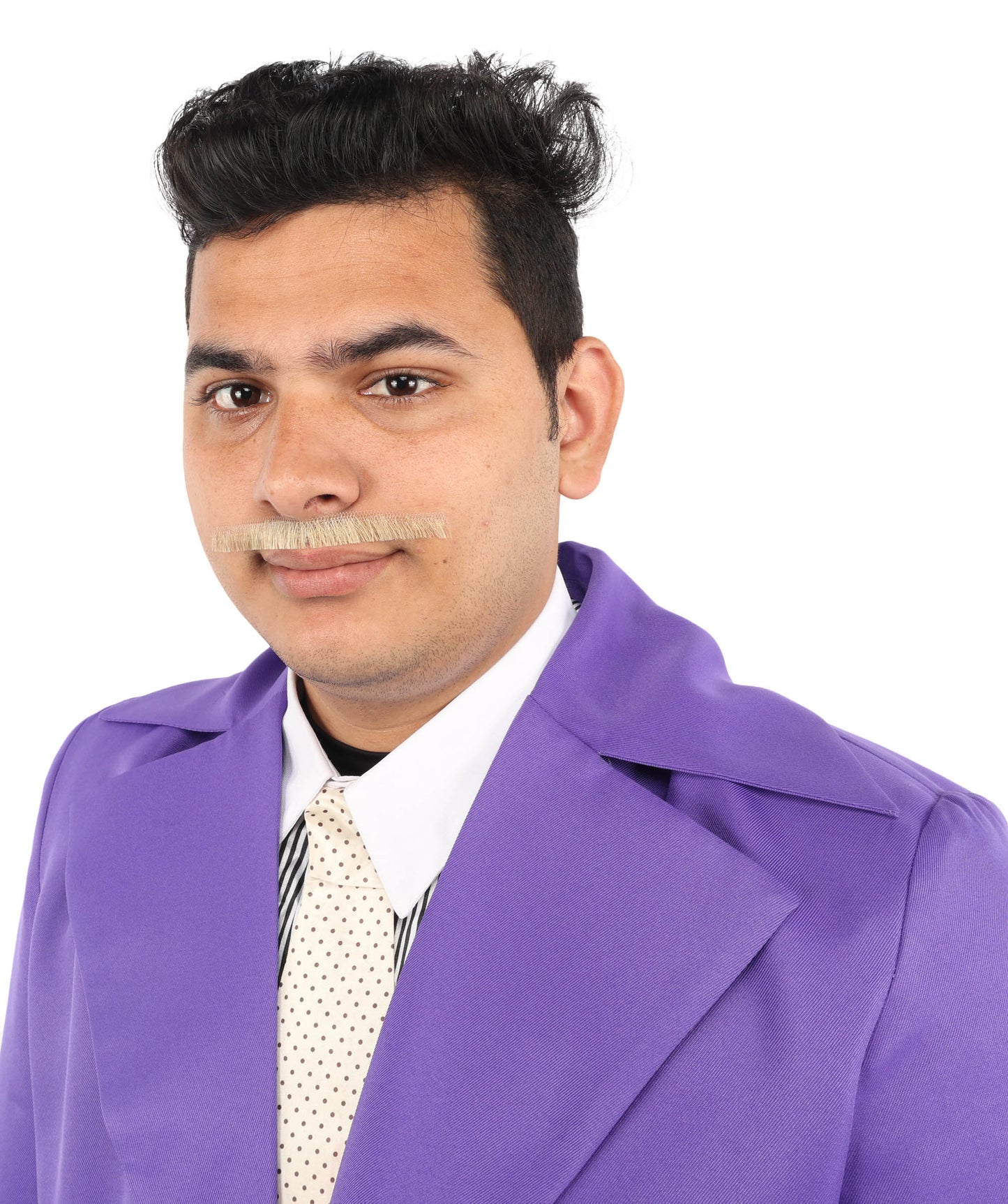 HPO  Men's Fake Synthetic Hair Mustache | Multicolor Color Options