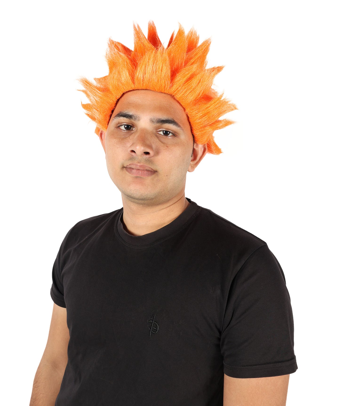 HPO Men’s Anime Young Ninja Nine Tail Yellow Blonde Spiky Wig