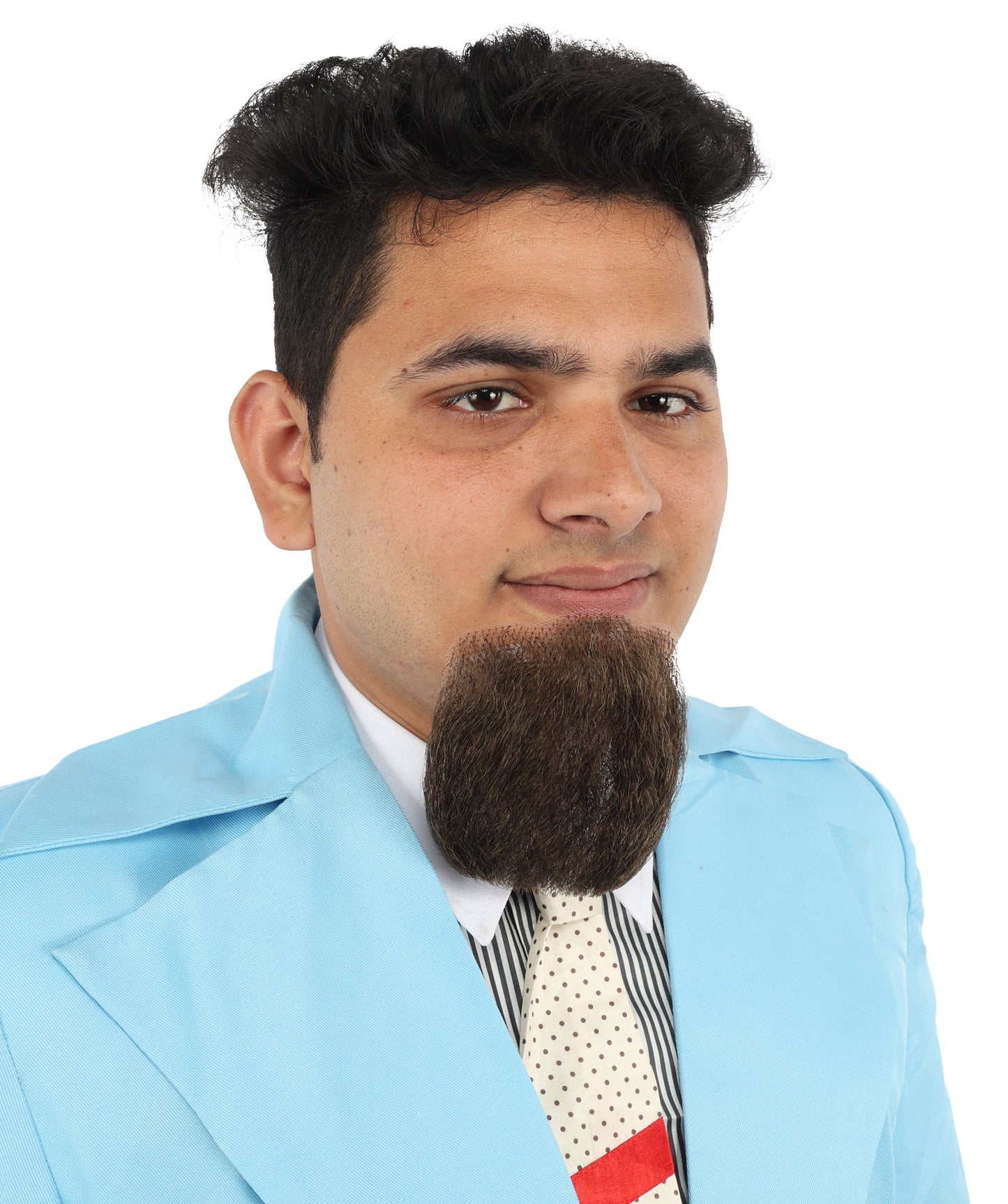 Men's Van Dyke Goatee Beard | Synthetic Facial Multiple Color Options Hair
