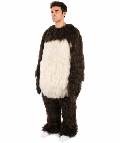 Unisex Dark Brown Grizzly Bear Costume | Best for Halloween| Flame-retardant Synthetic Fabric
