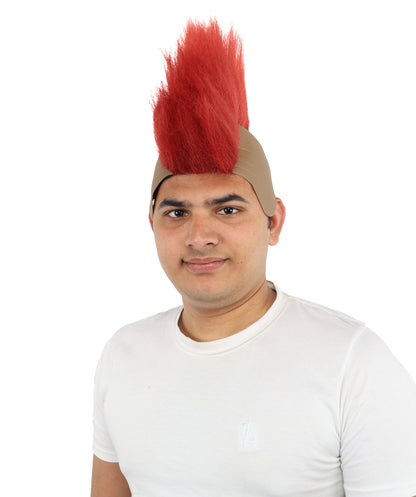 HPO Adult Men’s Spiky Wig | Multicolor Options | Cosplay, and Themed Events | Bold, High-Volume Style for Character Transformation