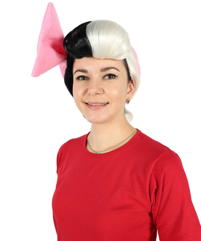 Women's Animation Style Wig with Bow | Mulpleti Color Option Wigs | Premium Breathable Capless Cap