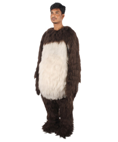 Unisex Dark Brown Grizzly Bear Costume | Best for Halloween| Flame-retardant Synthetic Fabric