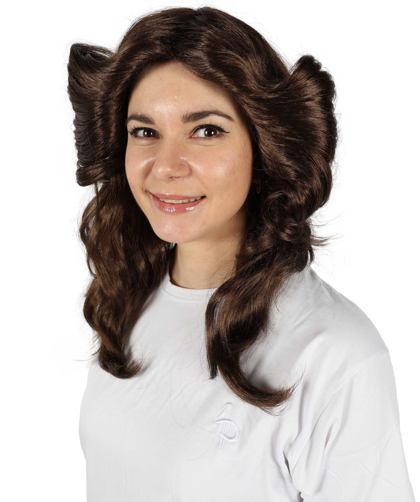 HPO Women's 70's Flick Multiple Color Retro Wig, Flame-retardant Synthetic Fiber