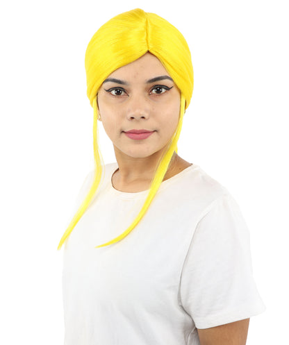 HPO Women’s Margo Gru-Inspired Long-Length Brown Wig | 17 Inch Hairpiece Halloween, Cosplay, and Themed Parties | Natural-Looking Synthetic hair with Capless Cap