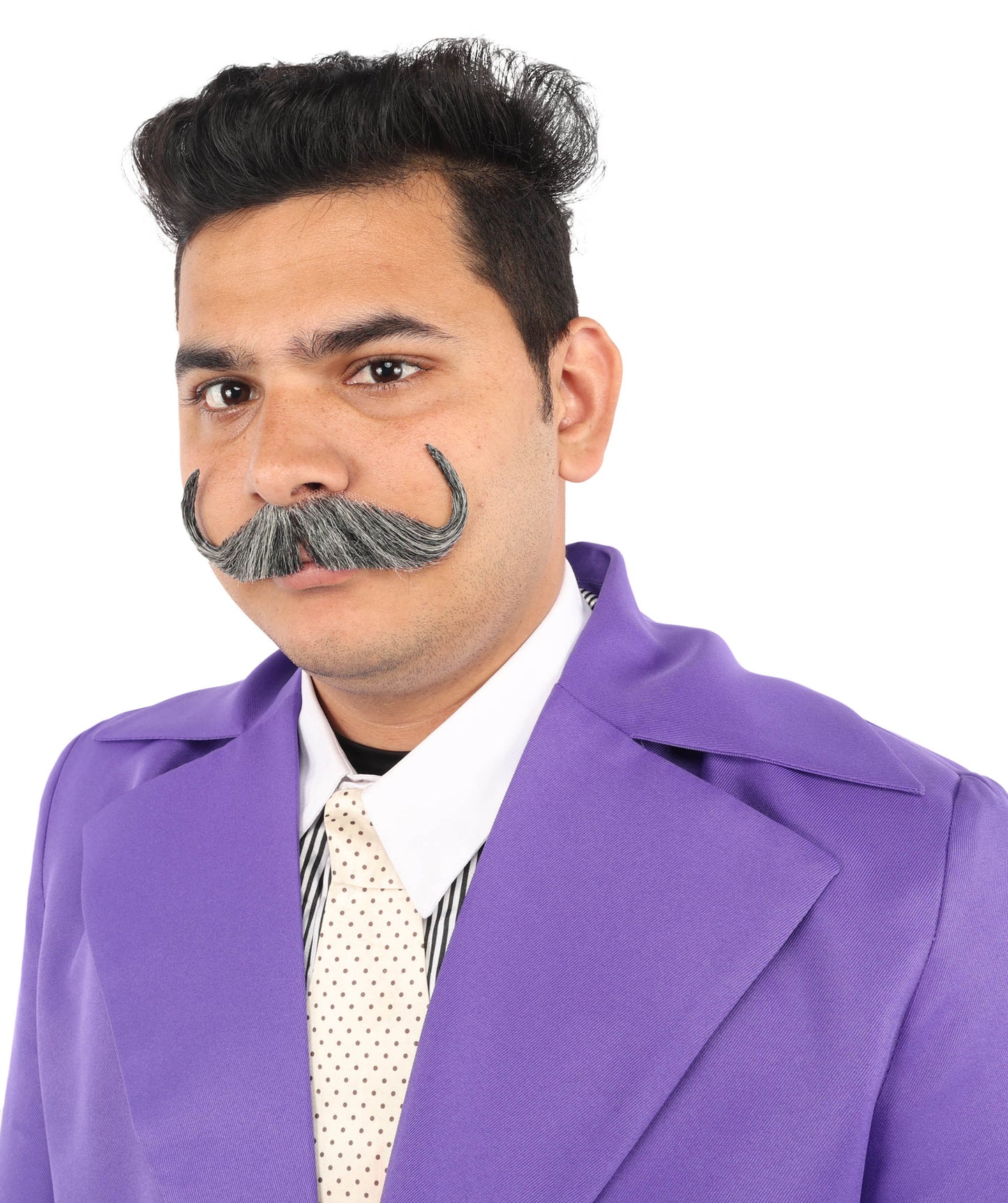 Men's Watson Synthetic Hair Moustache | Facial Hair Multiple Colour Options | HPO