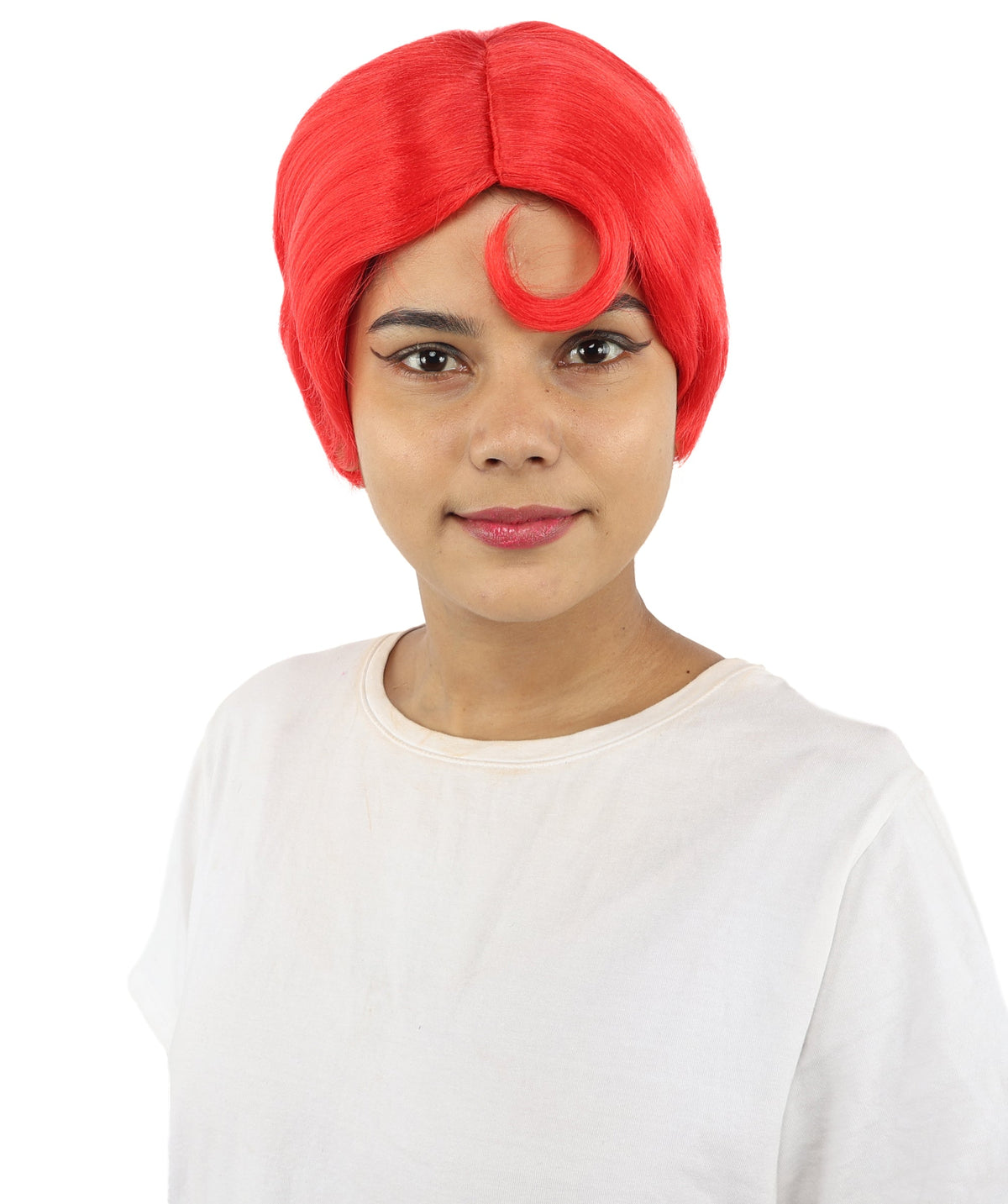 HPO Adult Women’s 10-Inch Short Wig | Multiple Color Options | Celebrity Hairpiece for Costume, Cosplay, and Themed Parties | Sleek and Modern Hairpiece for Versatile Looks