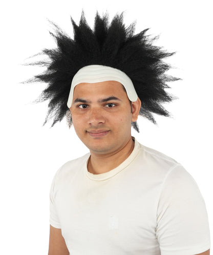 Men's Spiky Clown Theatrical Wig | Multicolor Options | Create of synthetic fiber, massive spiky volume, integrated forehead piece | Party, Halloween, theater, drag, performance, costume events