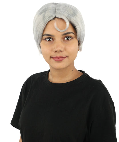 HPO Adult Women’s 10-Inch Short Wig | Multiple Color Options | Celebrity Hairpiece for Costume, Cosplay, and Themed Parties | Sleek and Modern Hairpiece for Versatile Looks