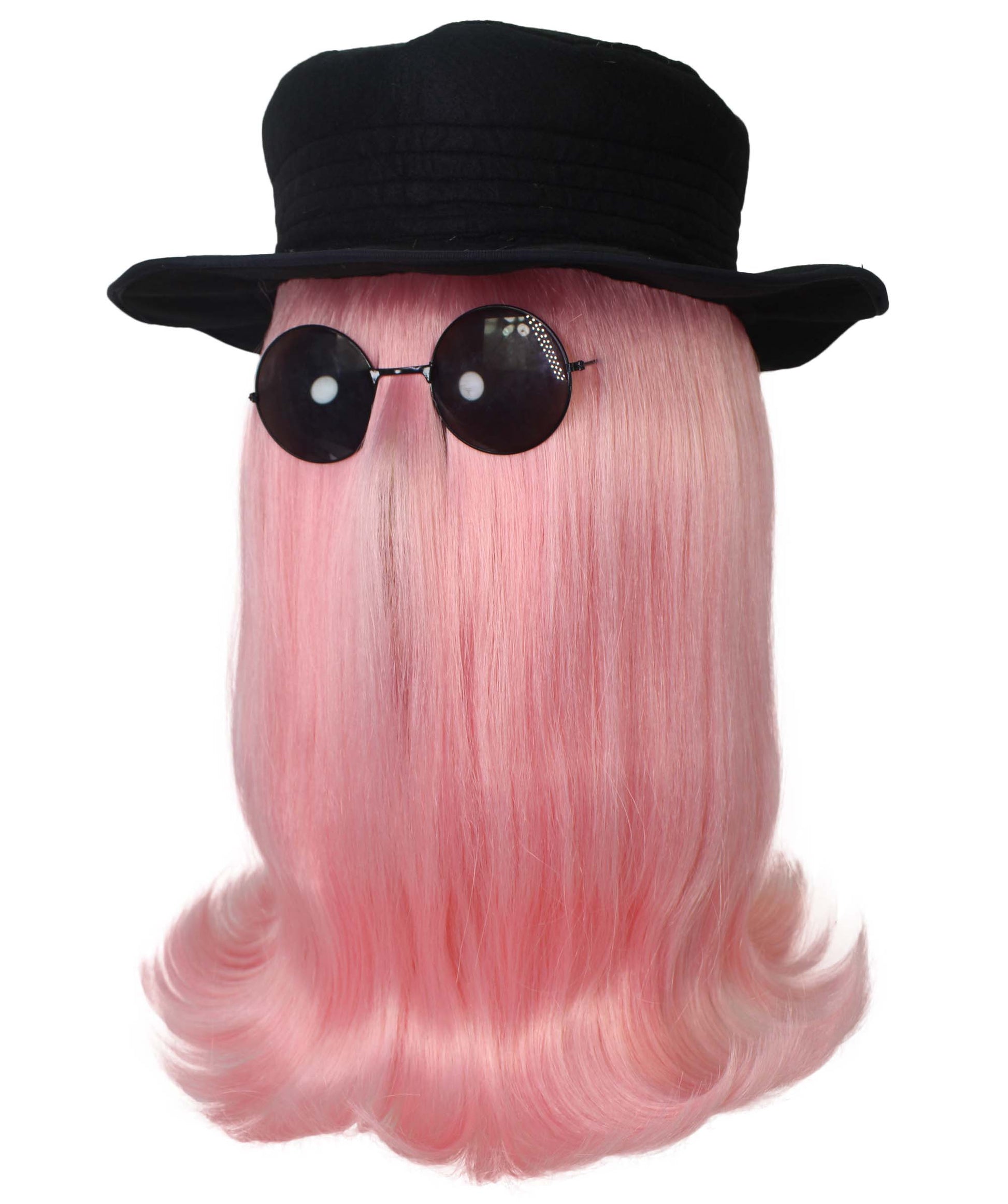 Light Pink Straight Creature Wig