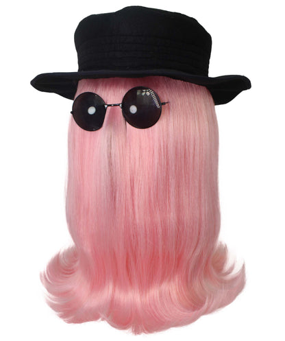 Light Pink Straight Creature Wig