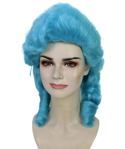 HPO Women’s Classic Elly May Clamped Multiple Wig With Two Blue Hair Ribbons