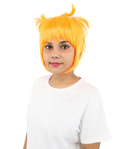 HPO Adult Women's Animal Ear Braided Wig | Multiple Color Options | Synthetic fiber, short bob with sculpted ears and long micro-braids, breathable base | Party, Halloween, theater, drag, performance, costume events