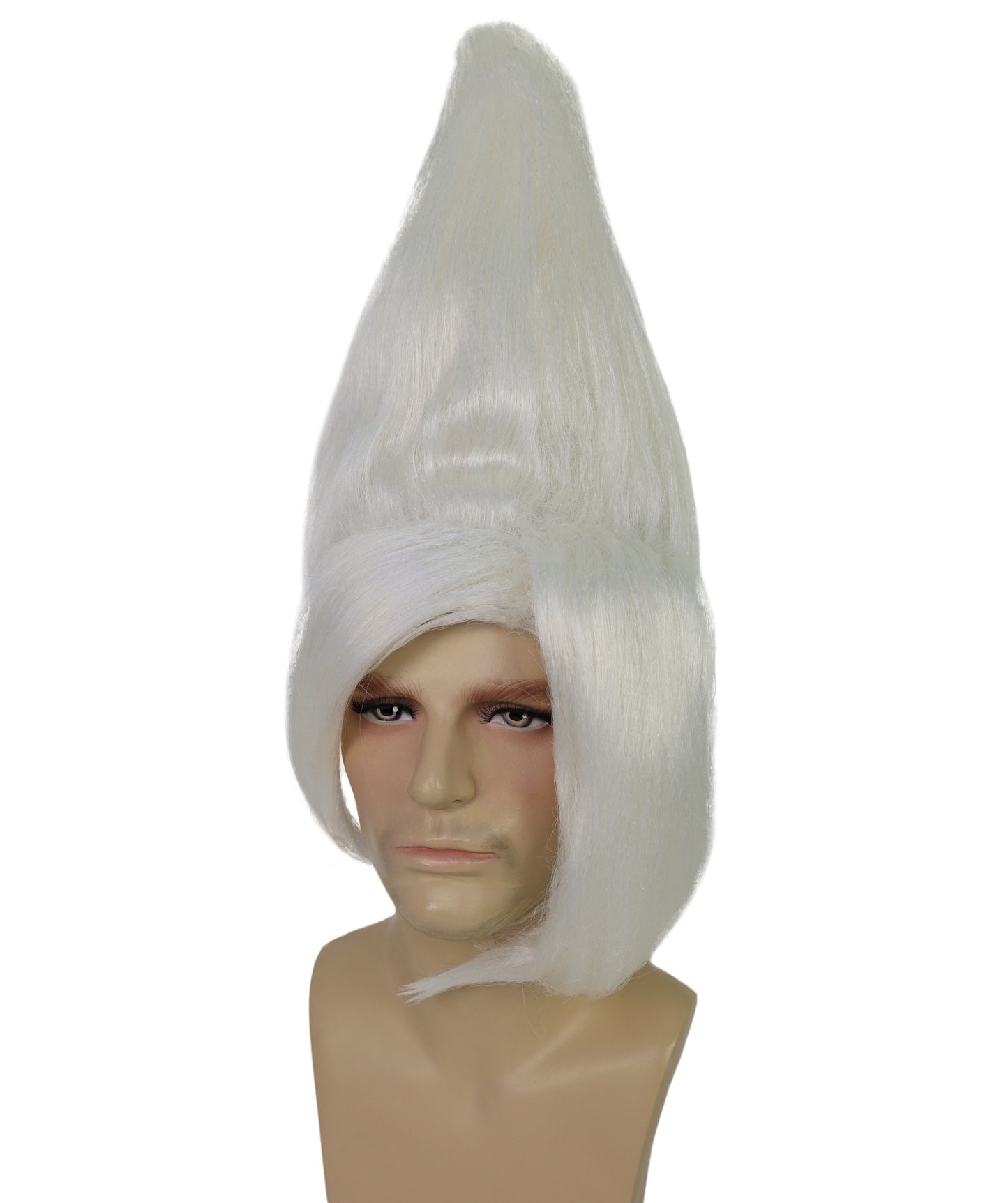 HPO Adult Men's Tv Musical Movie Troll Spiked Wig | Multicolor Options | Flame-retardant Synthetic Fiber