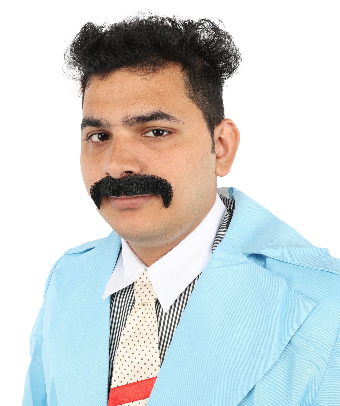 HPO Men's Synthetic Hair Fake Mustache Fancy Facial Hair