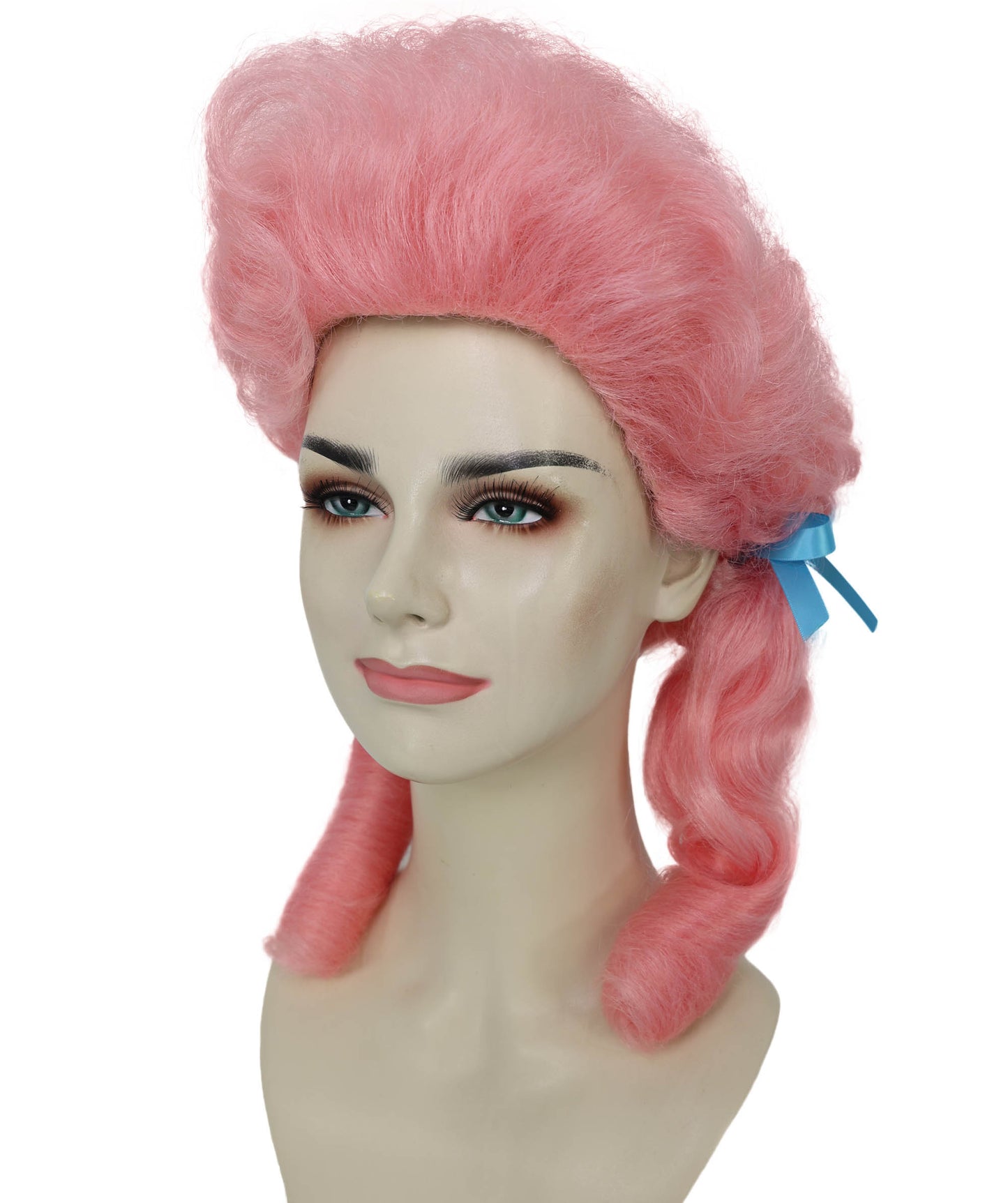 HPO Women’s Classic Elly May Clamped Multiple Wig With Two Blue Hair Ribbons