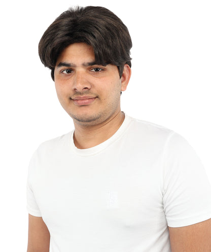 HPO Men's Lightweight Synthetic Short Dark Brown Wig | Natural Style & Capless Cap | Ideal for Halloween, Cosplay Drama, Theater & Party Looks