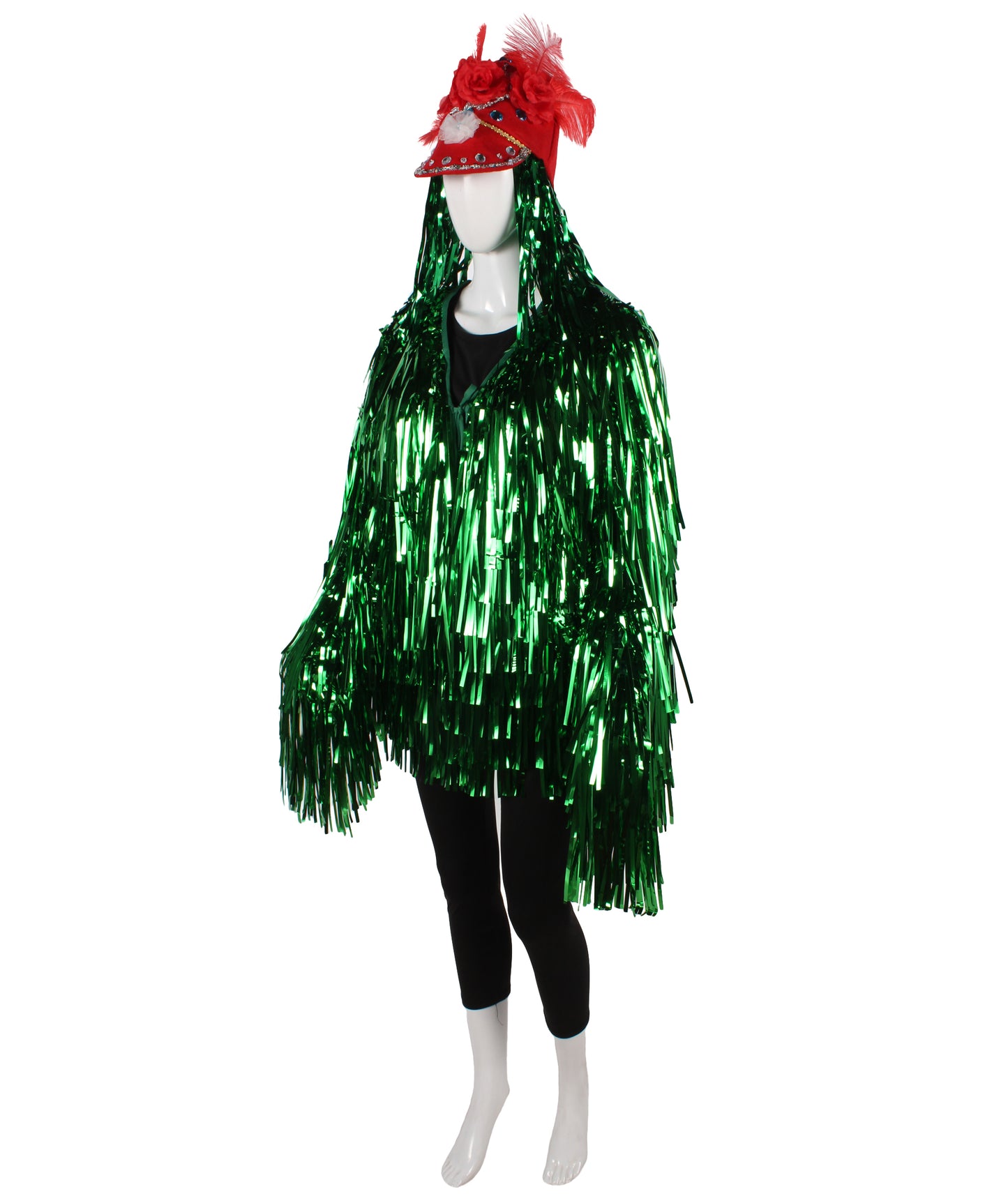 Green DJ Tinsel Costume