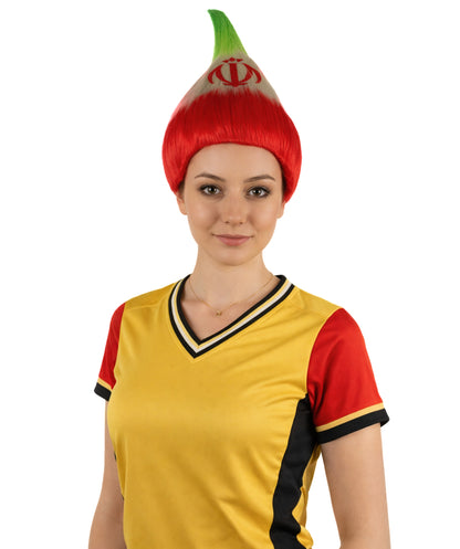 Women's Iran Flag Troll Wigs | National Pride | Premium Breathable Capless Cap