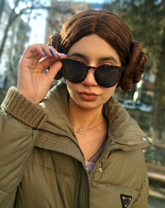 Space Princess | Women's Multiple Color Trendy Space Buns Wig
