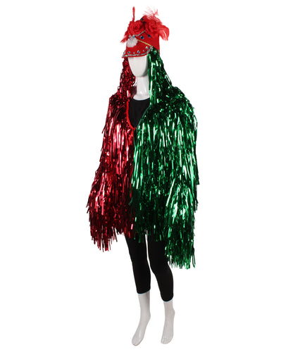 Red/Green Tinsel Costume