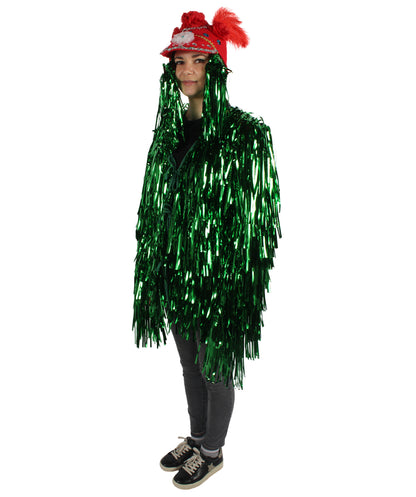 Adult Unisex DJ Tinsel Costume| Multiple Color Options