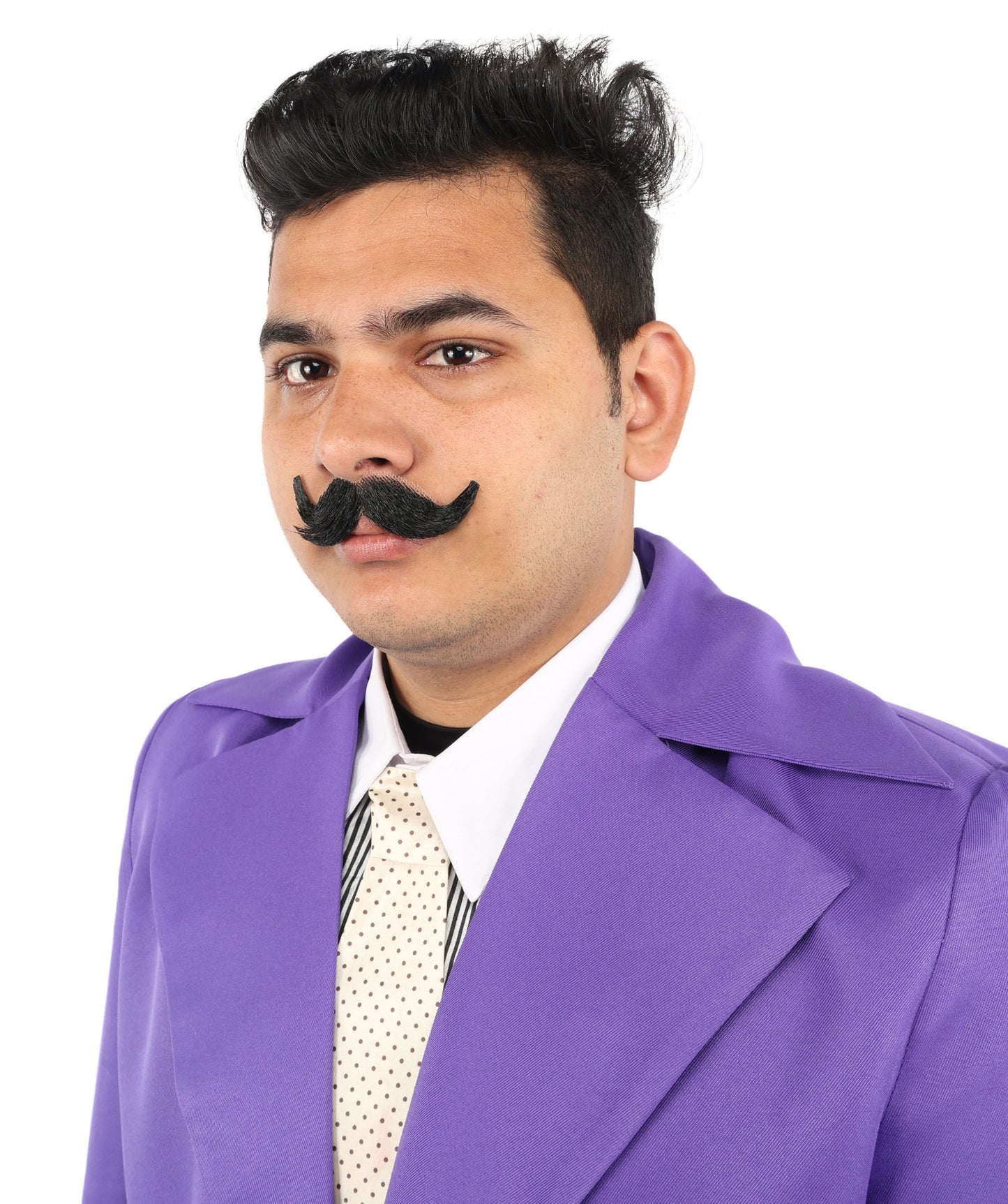 Men's Small Imperial Synthetic Hair Mustache | Multiple Color Options | HPO