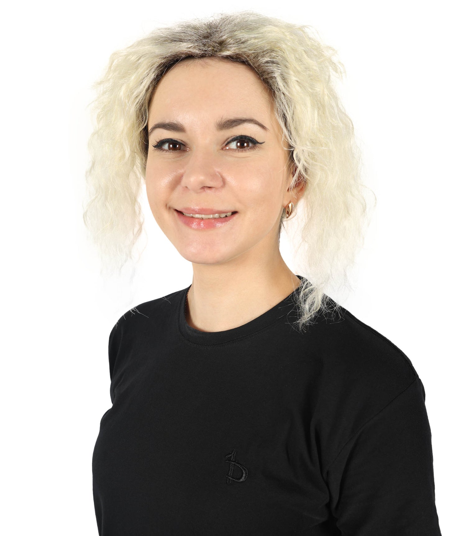 HPO Women's Sabrina Carpenter-Inspired Multiple Curly Wig for Glamorous Elegant Events, Breathable Caples Cap Flame-Retardant Synthetic Fiber