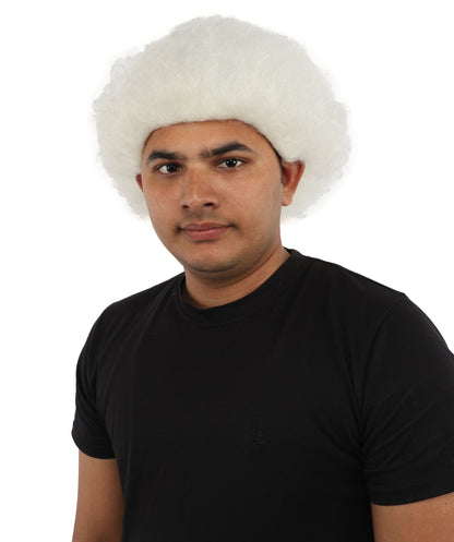 HPO Men's Wild Rocker Wig | Multicolor Options | Voluminous Frizzy Heavy Metal Hair, Two Tone Gradient & Breathable Cap | Halloween, Rock Troll Roleplay, 80s Costume, Theater & Concert Events