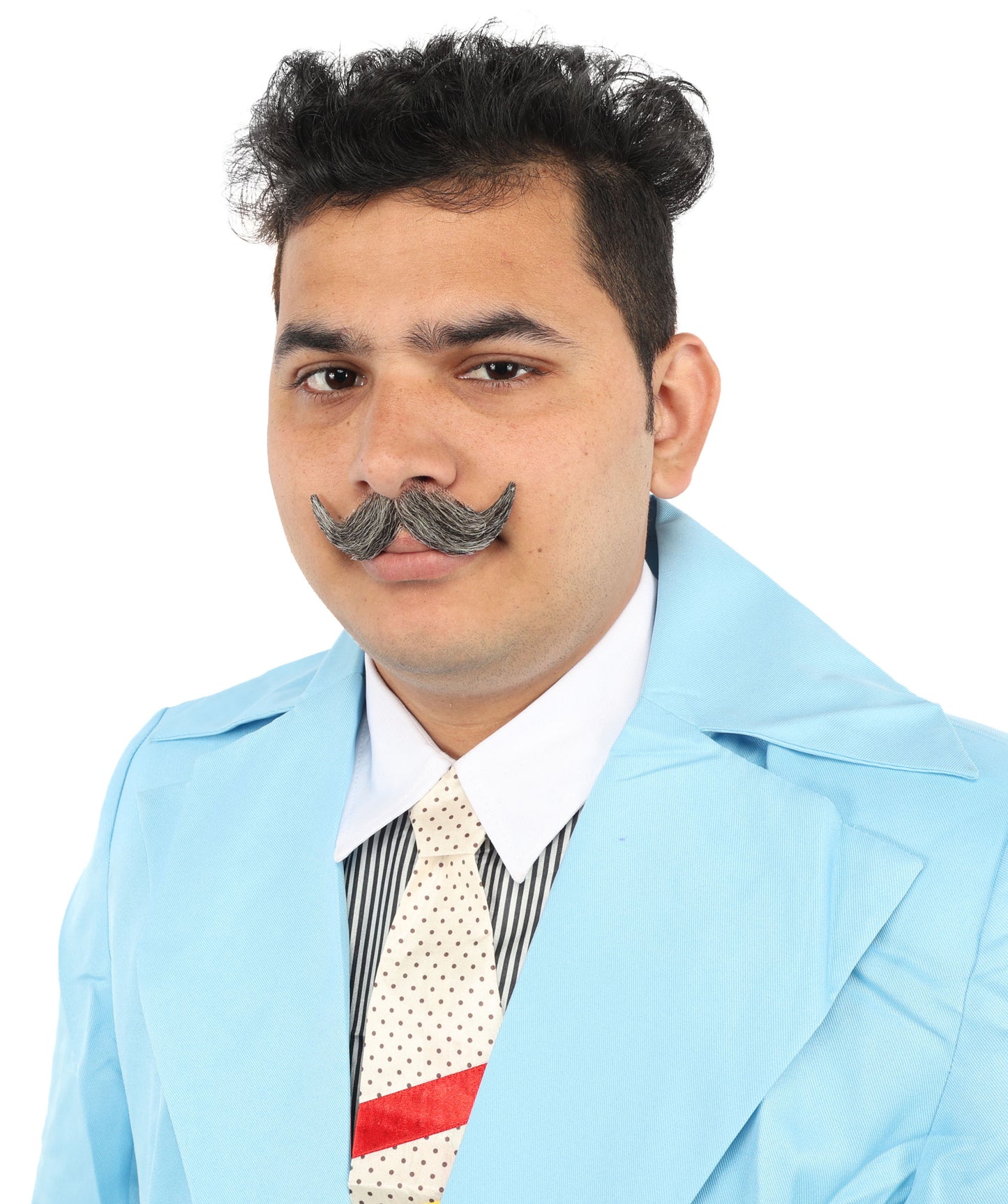 Men's Small Imperial Synthetic Hair Mustache | Multiple Color Options | HPO