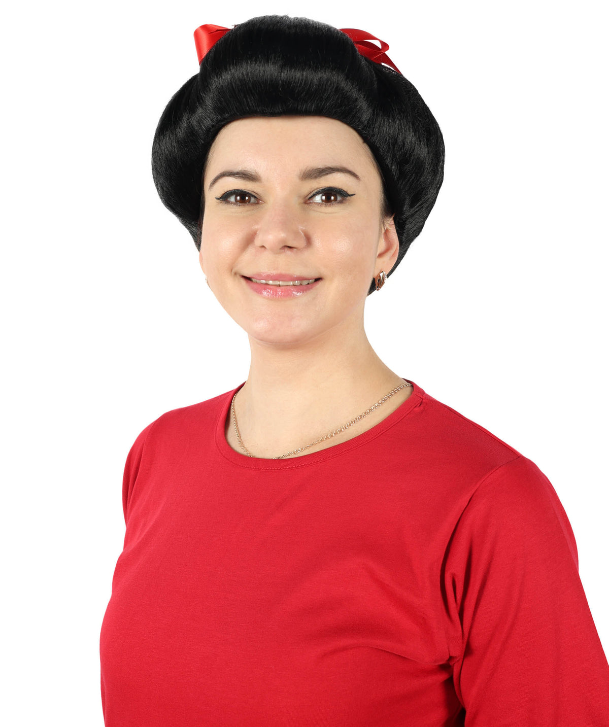Japanese Geisha Womens Wig | Asian Sumo Kung Fu Fancy Halloween Wig