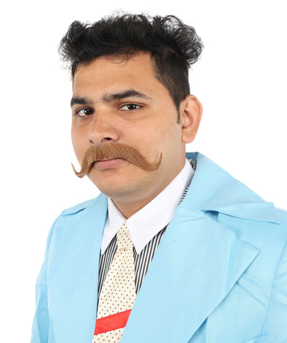 HPO Men's Watson Fake Human Facial Hair Mustache