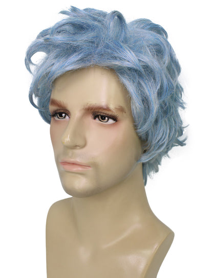 Men's 11" Inch Medium Length Straight Halloween Hero Villain Wig, Synthetic Soft Fiber Hair, Perfect for your next Conventiton and Group Anime Party! | HPO