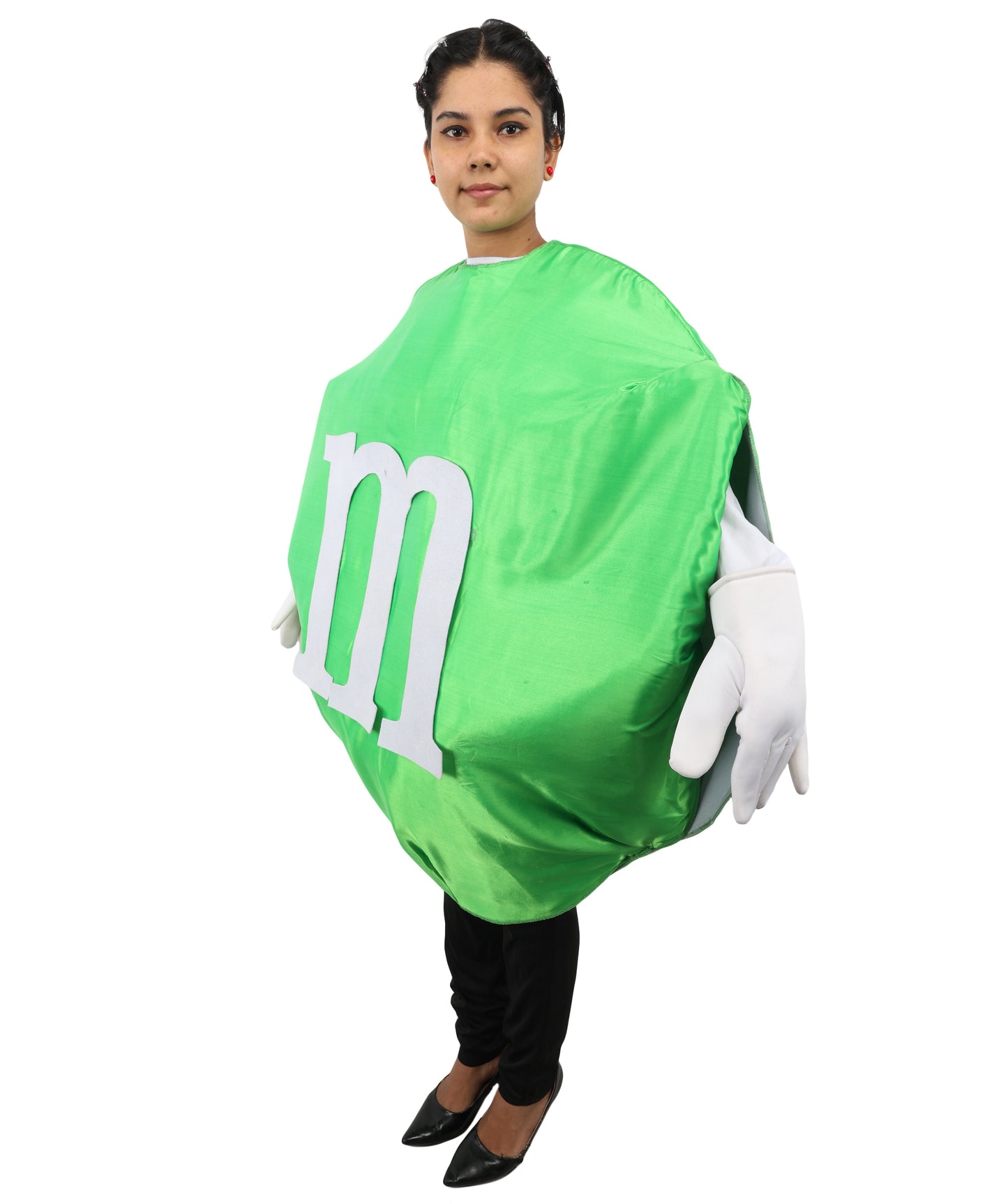 HPO Foam M&M Tabard Green Costume| Multiple Sizes Options | Fun and Comfortable Candy-Themed Outfit