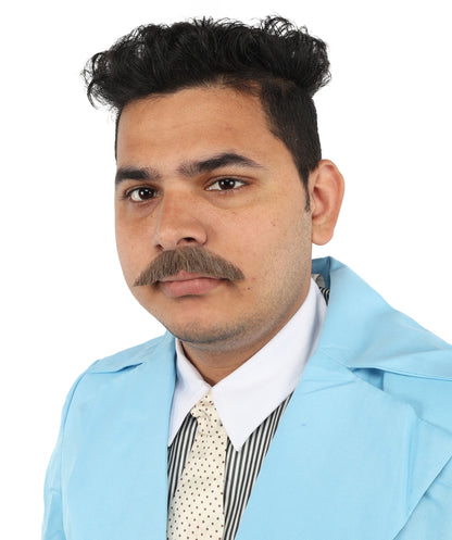 Men's Human Hair Moustache | Facial Hair Multiple Colours Option | HPO