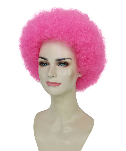 Adult Unisex Big Curly Afro Wig | Bold Costume Hair for Halloween, Cosplay, and Themed Parties | Multiple Color Options