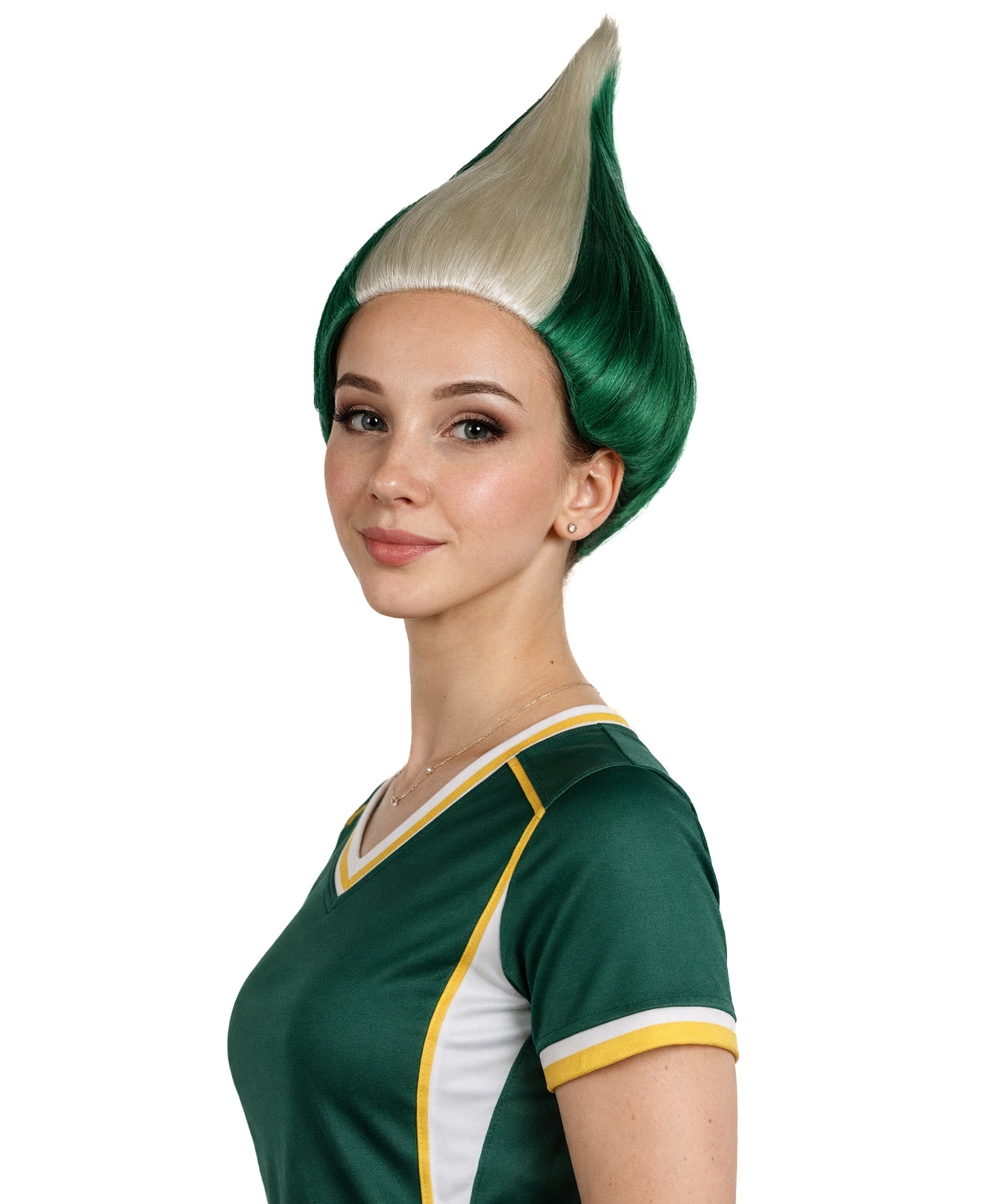Nigeria Flag Sport Troll Wig | Premium Breathable Capless Cap