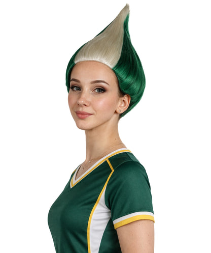 Nigeria Flag Sport Troll Wig | Premium Breathable Capless Cap