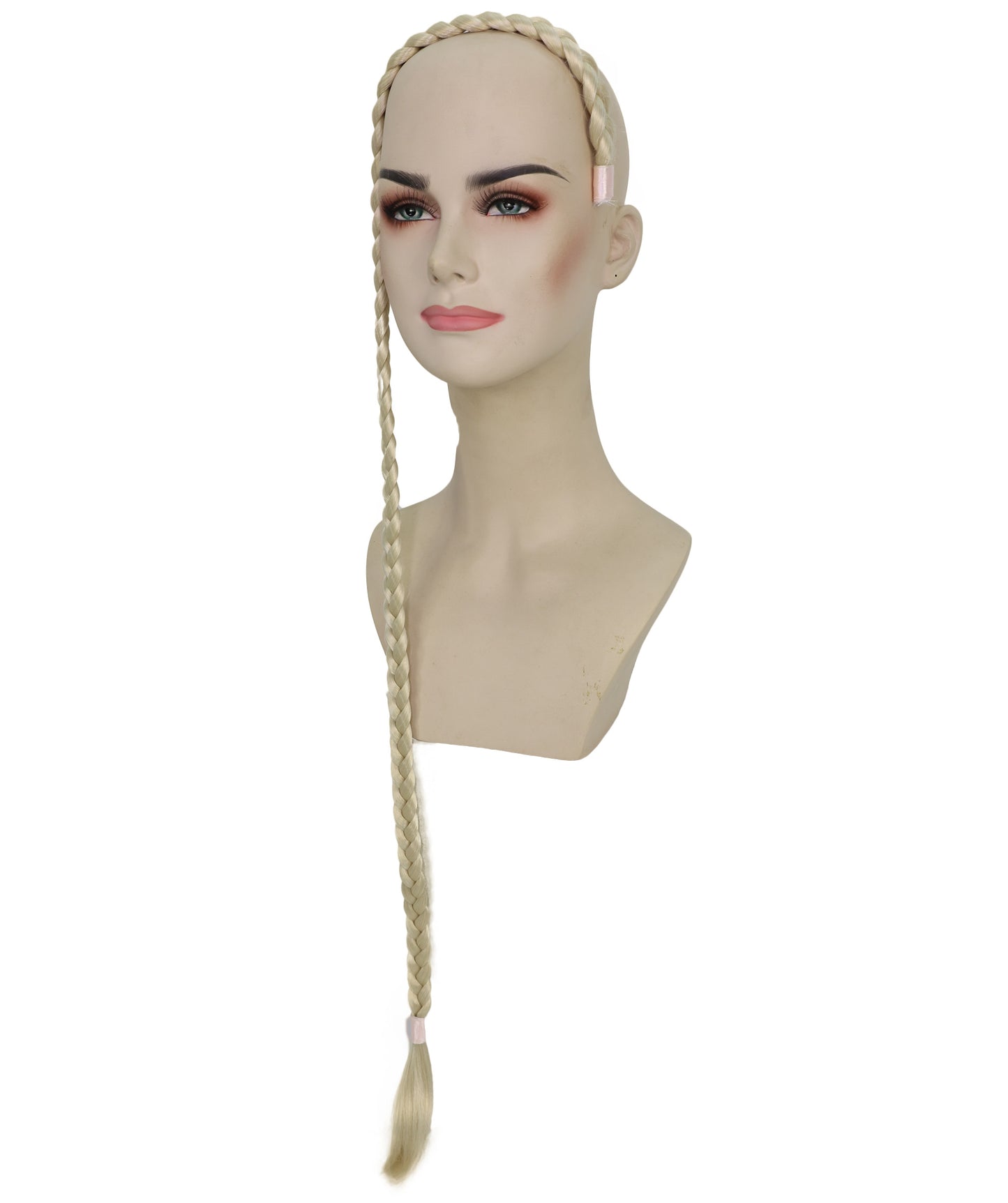 HPO Women's Extra-Long Braided Headband | Crafted from Flame-resistant  Fiber with a secure, capless headband design | Ideal for party, Halloween, cosplay, theater, drag, performance, costume events
