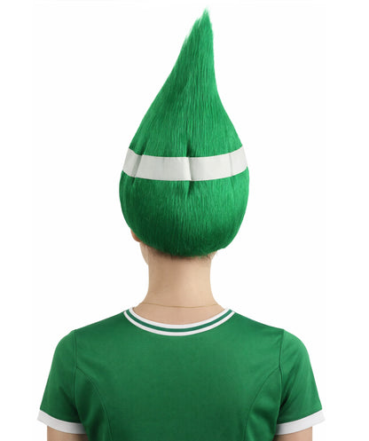 Nigeria Flag Sport Troll Wig | Premium Breathable Capless Cap