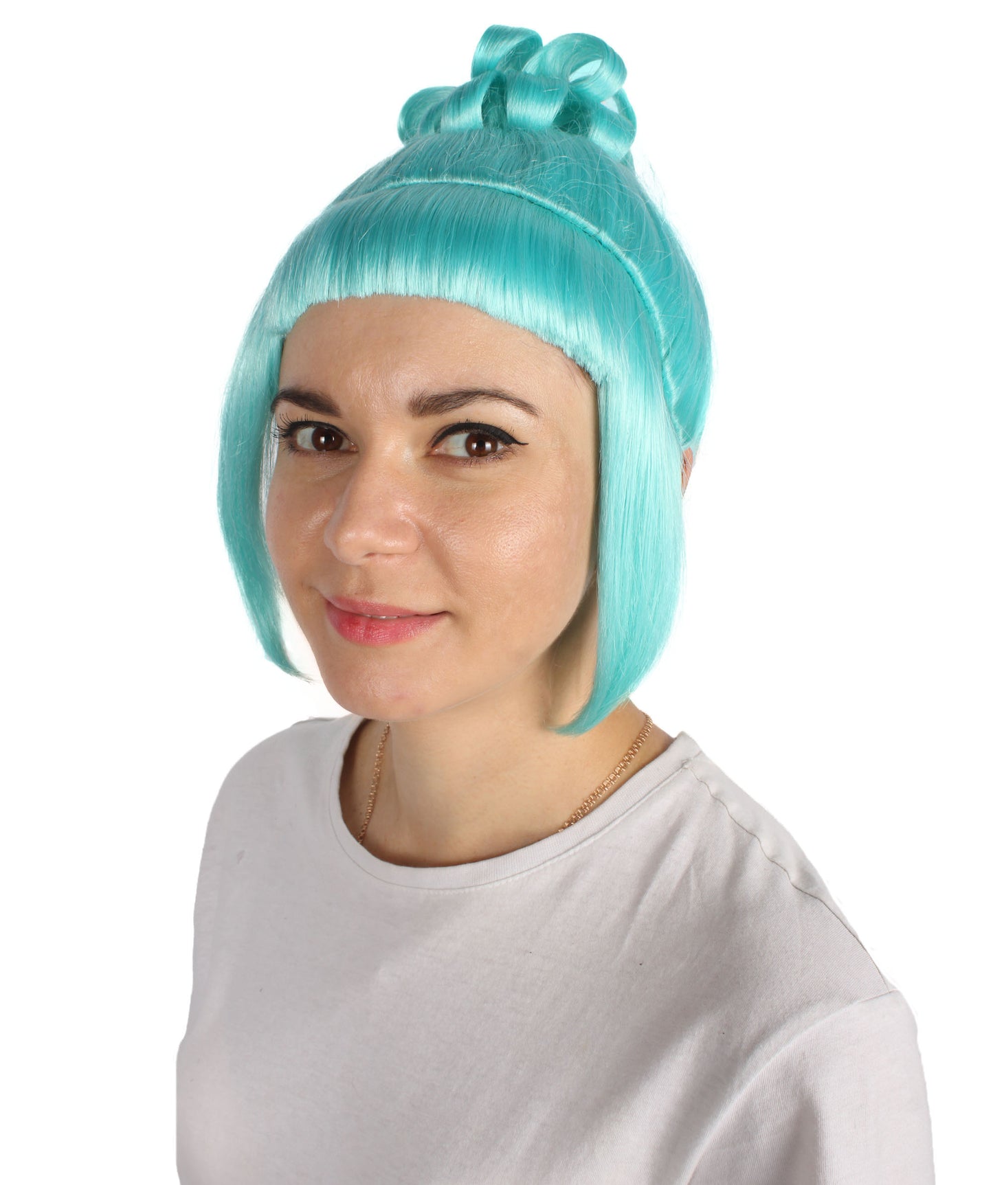 HPO  Women's Halloween Animated Lucy Updo Wig | Multiple Color Options