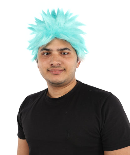 HPO Adult Men's Japanese Superhero Manga Spiky Wig |  Multi Color Options