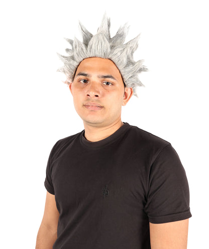 HPO Men’s Anime Young Ninja Nine Tail Yellow Blonde Spiky Wig