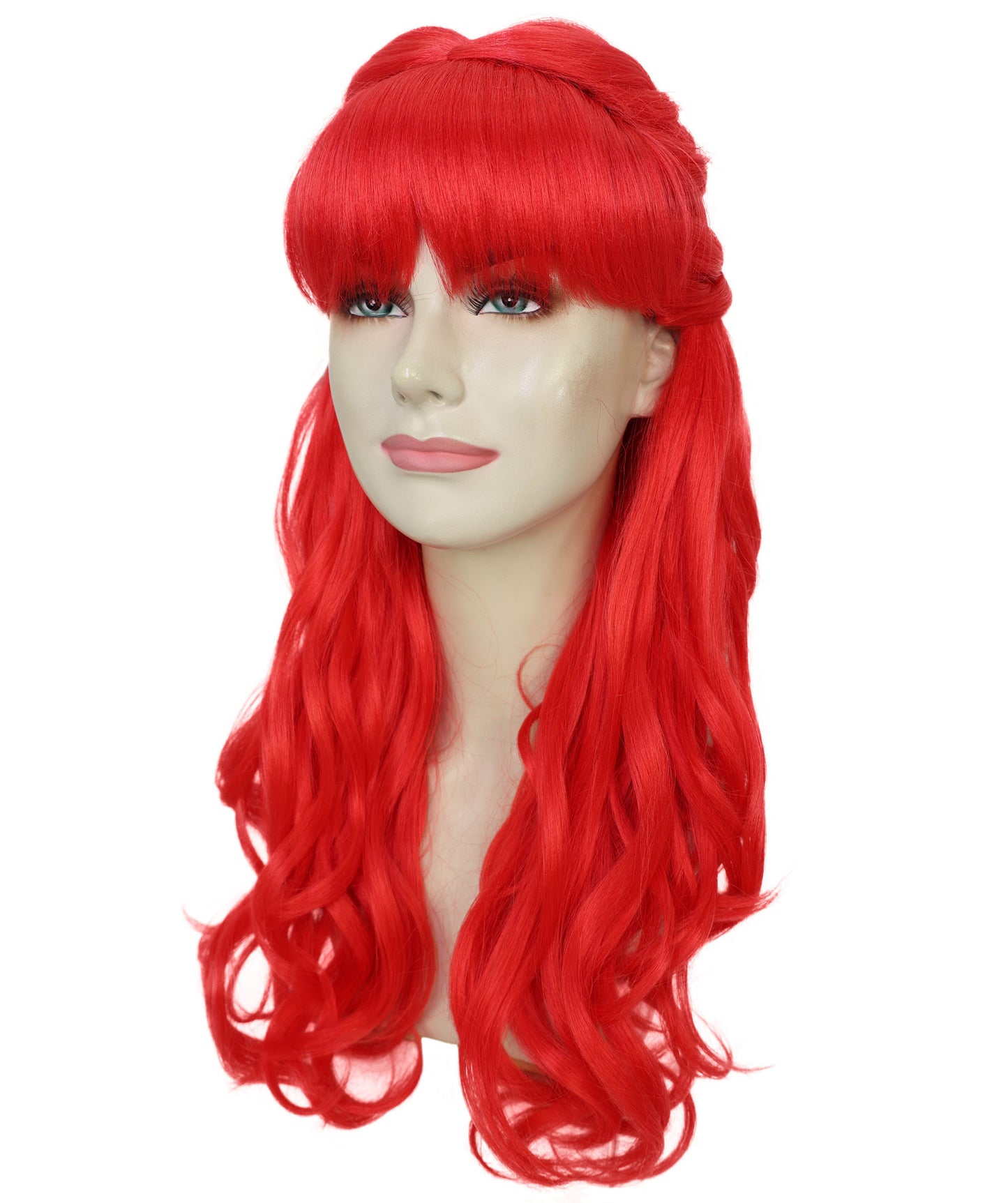 HPO Women's Curly Long Length Trendy Keepsake Multiple Color Options Wig