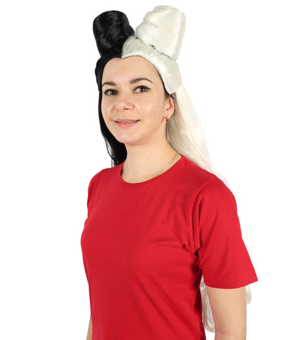 HPO Poison Wig , Red Fancy Wig , Premium Breathable Capless Cap
