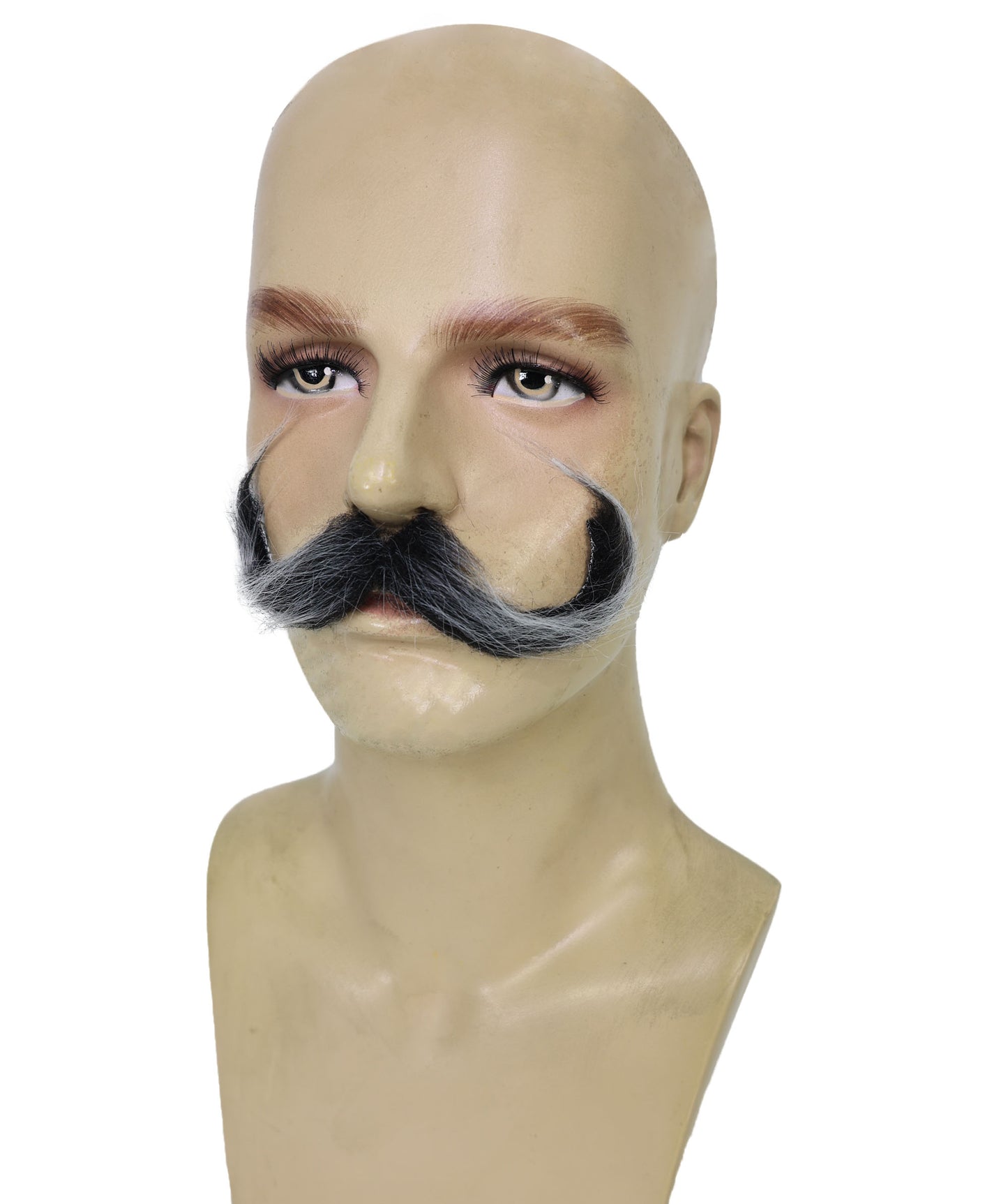 HPO Adult Men’s Cartoon-Inspired Characters Fake Beard and Mustache Set | Facial Hair for Playful Characters | Ideal for Halloween