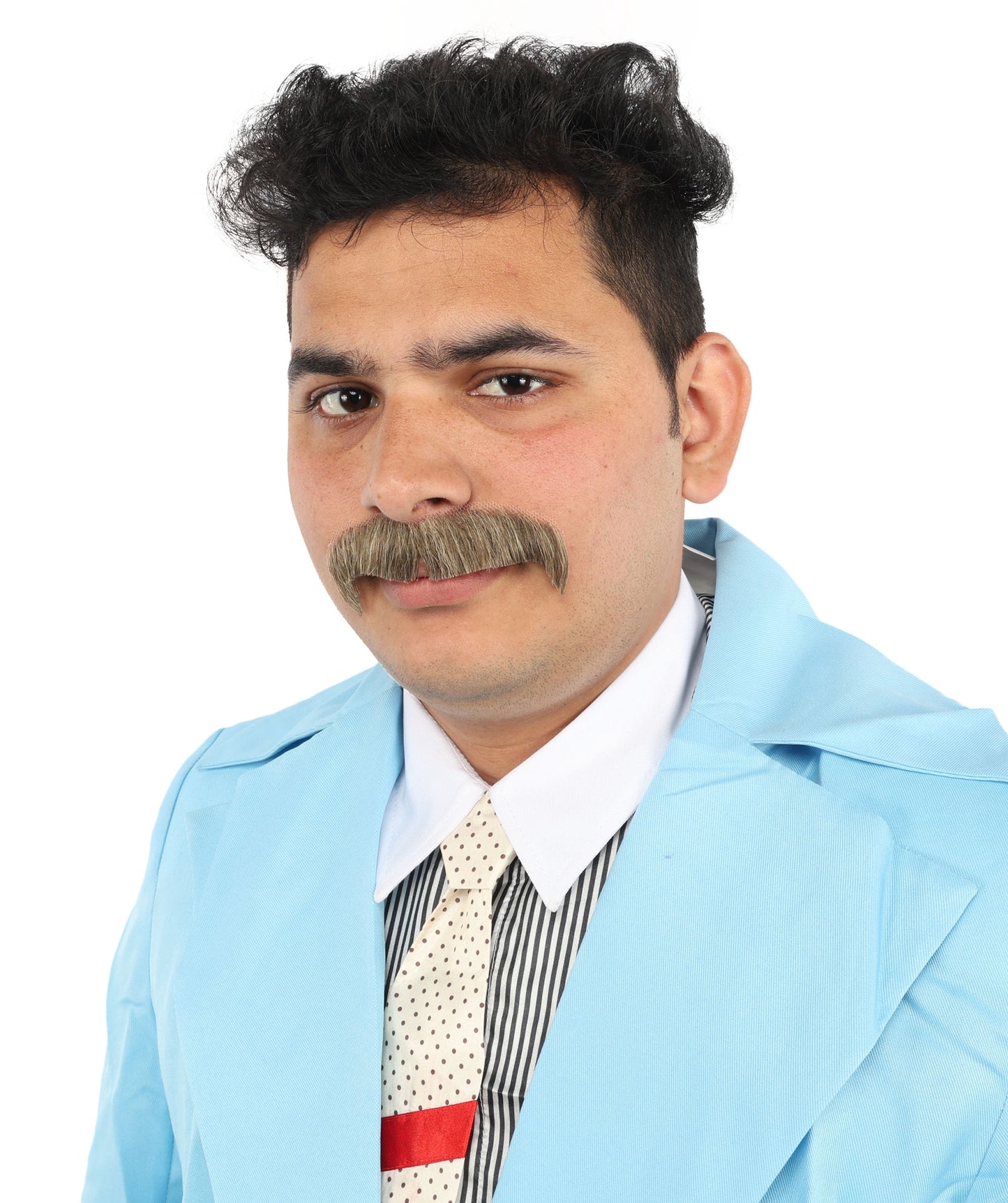 Men's 70's Horseshoe Synthetic Facial Hair Mustache | HPO